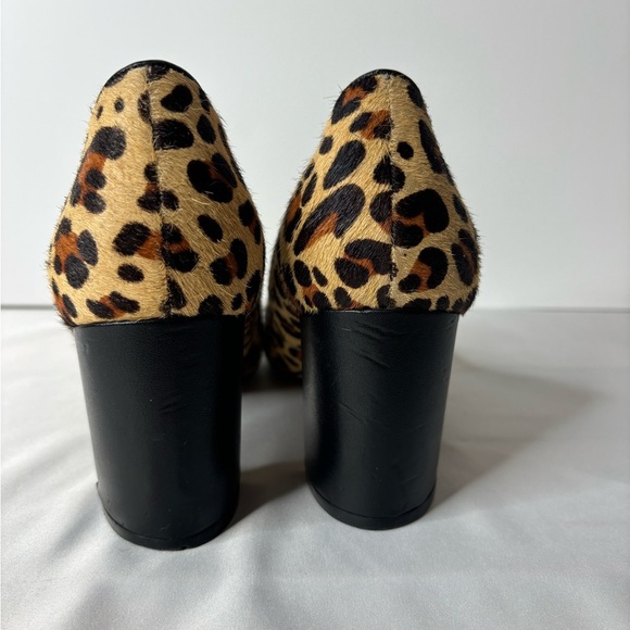 Marc Fisher animal print pointed toe block heels size 9.5 - Picture 5 of 10